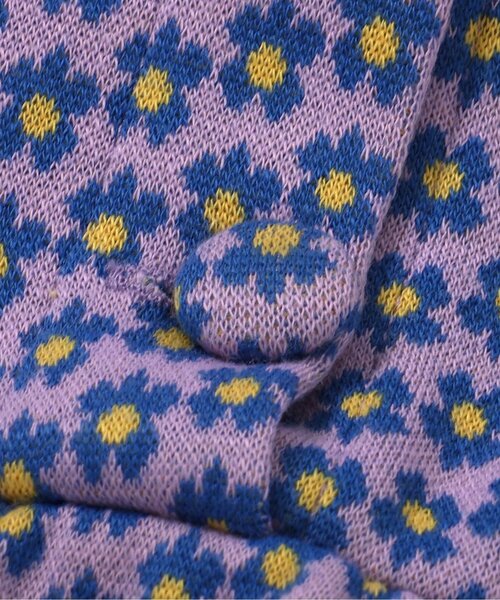 apres les cours(アプレレクール)の「【リンク】フラワージャガードビスチェ・フレアパンツセット(セットアップ・キッズ・ベージュ/ブルー・140/130/120/110/100/90)」の10枚目の写真