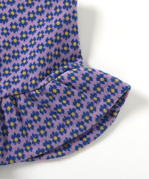 apres les cours(アプレレクール)の「【リンク】フラワージャガードビスチェ・フレアパンツセット(セットアップ・キッズ・ベージュ/ブルー・140/130/120/110/100/90)」の12枚目の写真