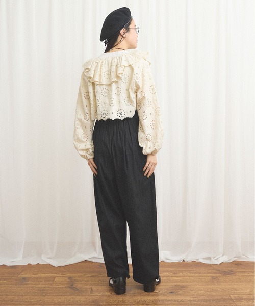 fig London(フィグロンドン)の「_Agnes bolero(カーディガン/ボレロ・レディース・ブラック/アイボリー・FREE)」の18枚目の写真