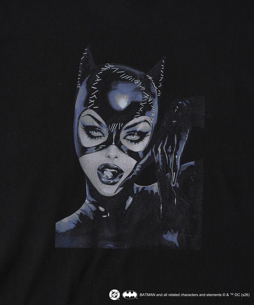 ADAM PATEK（アダムパテック）の「【ADAMPATEK/アダムパテック】CAT WOMAN short sleeve t-shirt キャットウーマンプリントTEE（Tシャツ/カットソー・メンズ・ブラック・2/1）」の5枚目の写真