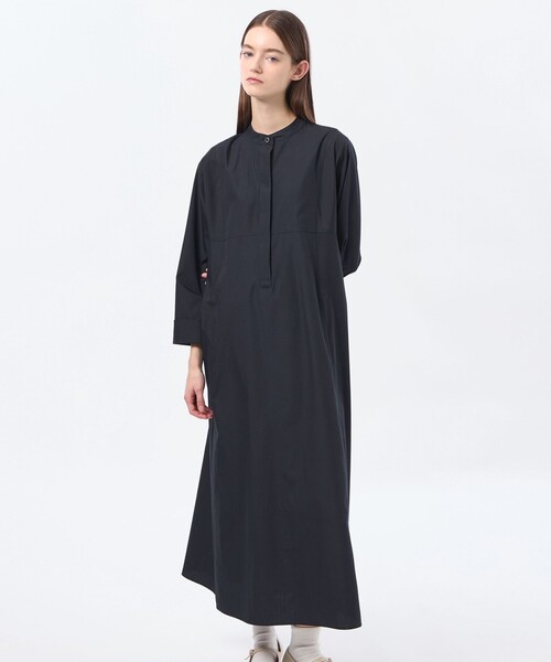 MACKINTOSH PHILOSOPHY(マッキントッシュ フィロソフィー)の「【CRANWELL DRESS(クランウェルドレス)】高密度タイプライター製(ワンピース・レディース・ダークネイビー/ブラウン系その他4・38/36)」の1枚目の写真