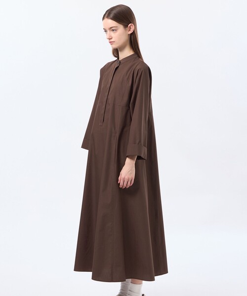 MACKINTOSH PHILOSOPHY(マッキントッシュ フィロソフィー)の「【CRANWELL DRESS(クランウェルドレス)】高密度タイプライター製(ワンピース・レディース・ダークネイビー/ブラウン系その他4・38/36)」の2枚目の写真