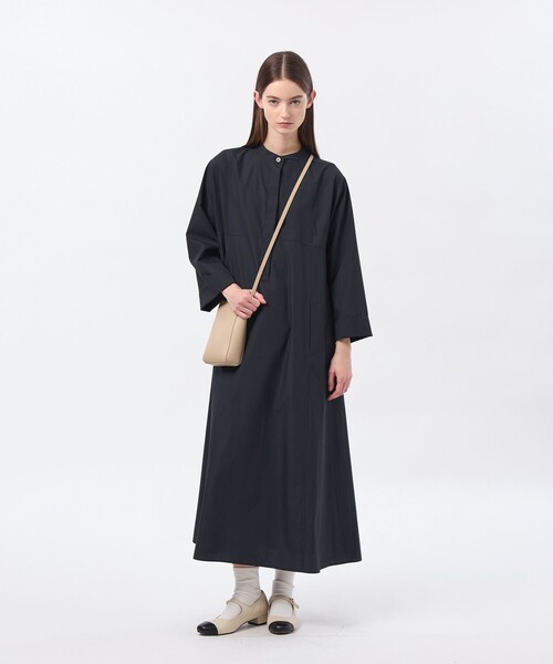 MACKINTOSH PHILOSOPHY(マッキントッシュ フィロソフィー)の「【CRANWELL DRESS(クランウェルドレス)】高密度タイプライター製(ワンピース・レディース・ダークネイビー/ブラウン系その他4・38/36)」の3枚目の写真