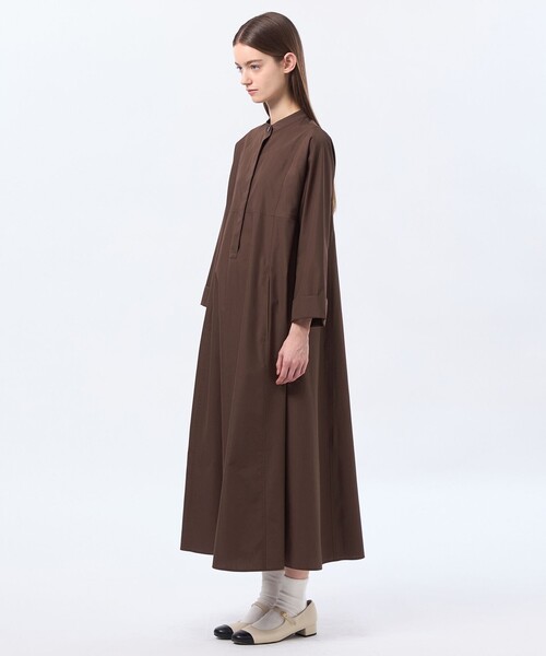 MACKINTOSH PHILOSOPHY(マッキントッシュ フィロソフィー)の「【CRANWELL DRESS(クランウェルドレス)】高密度タイプライター製(ワンピース・レディース・ダークネイビー/ブラウン系その他4・38/36)」の6枚目の写真