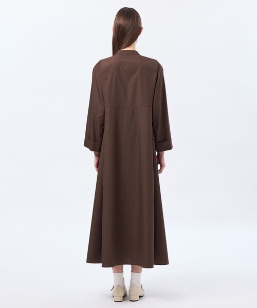 MACKINTOSH PHILOSOPHY(マッキントッシュ フィロソフィー)の「【CRANWELL DRESS(クランウェルドレス)】高密度タイプライター製(ワンピース・レディース・ダークネイビー/ブラウン系その他4・38/36)」の7枚目の写真