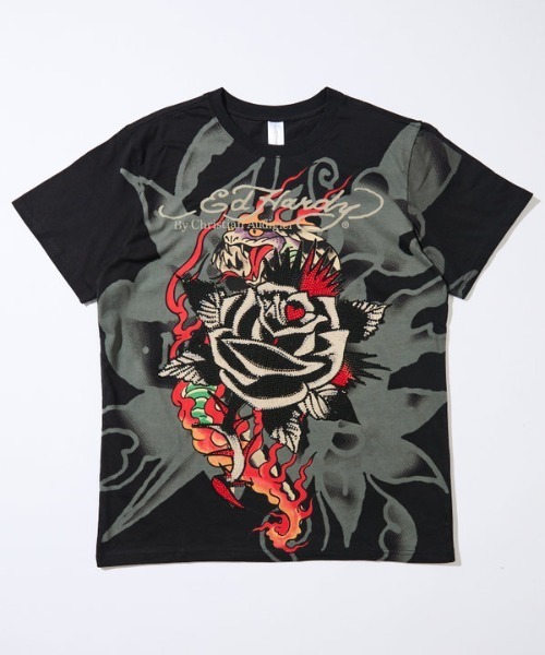★正規品★新品★ED HARDY★スカル★タンクトップ★ダークレッド★S★ Ed Hardy（エド・ハーディー） タンクトップ ピグメント加工 ビッグ