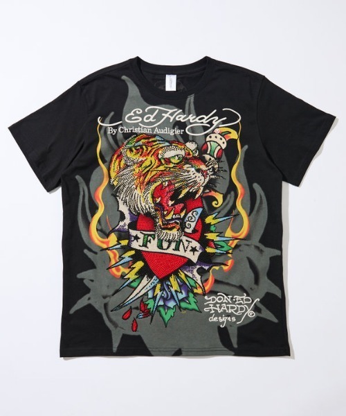 ★正規品★新品★ED HARDY★スカル★タンクトップ★ダークレッド★S★ Ed Hardy（エド・ハーディー） タンクトップ ピグメント加工 ビッグ