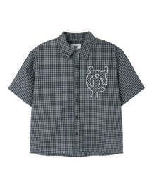 OY | 『OY/オーワイ』STAMPED CHECK LOGO S/S SHIRT /スタンプチェックロゴ シャツ(シャツ/ブラウス)