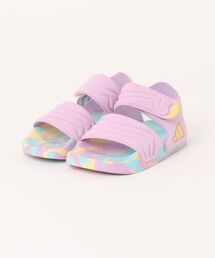 adidas(�A�f�B�_�X)��ADIDAS �A�f�B�_�X 17-21 ADILETTE SANDAL 2 K �A�f�B���b�^ �T���_�� 2 JS4931 BLIS/ORAN/FLAS(�T���_��)