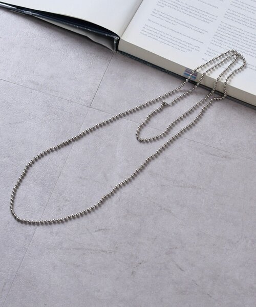 Jena espace merveilleux(ジェナ エスパスメルヴェイユ)の「WEB限/ボールチェーンN(リング・レディース・シルバー/ゴールド・FREE)」の1枚目の写真