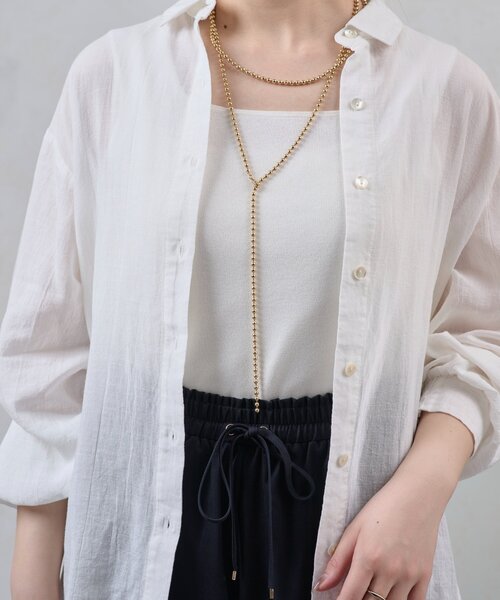 Jena espace merveilleux(ジェナ エスパスメルヴェイユ)の「WEB限/ボールチェーンN(リング・レディース・シルバー/ゴールド・FREE)」の8枚目の写真