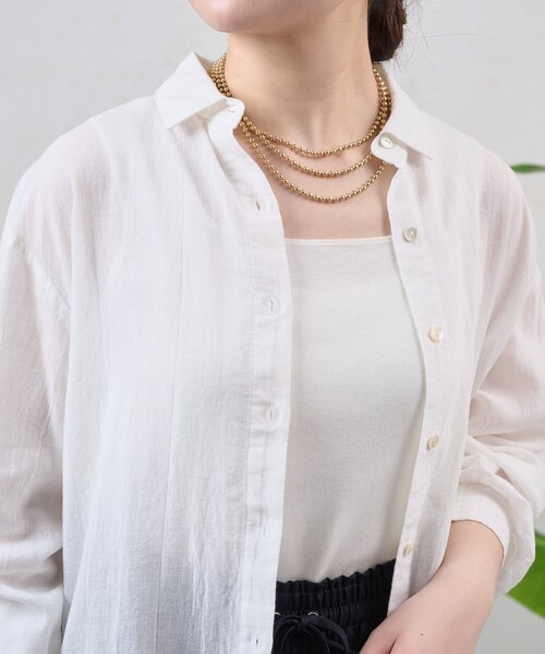 Jena espace merveilleux(ジェナ エスパスメルヴェイユ)の「WEB限/ボールチェーンN(リング・レディース・シルバー/ゴールド・FREE)」の9枚目の写真