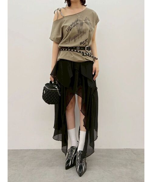EVRIS（エヴリス）の「【厚底】スパイクヒールサンダル（サンダル・レディース・シルバー/その他1/ブラック・SMALL/MEDIUM/LARGE）」の8枚目の写真