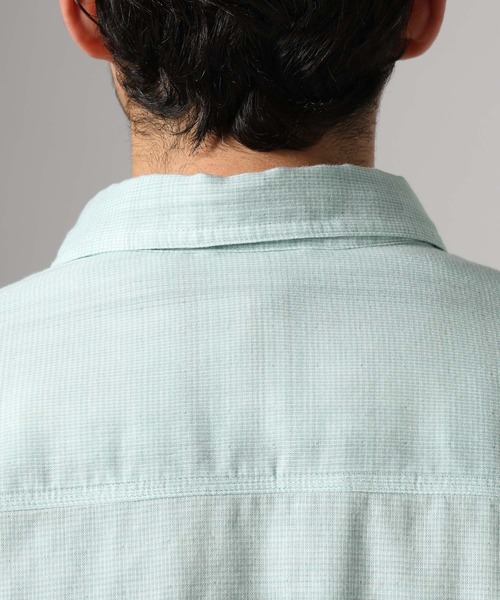 BAYFLOW(ベイフロー)の「ダブルガーゼシャツ(シャツ/ブラウス・メンズ・セージグリーン/グレー・MEDIUM/LARGE)」の19枚目の写真