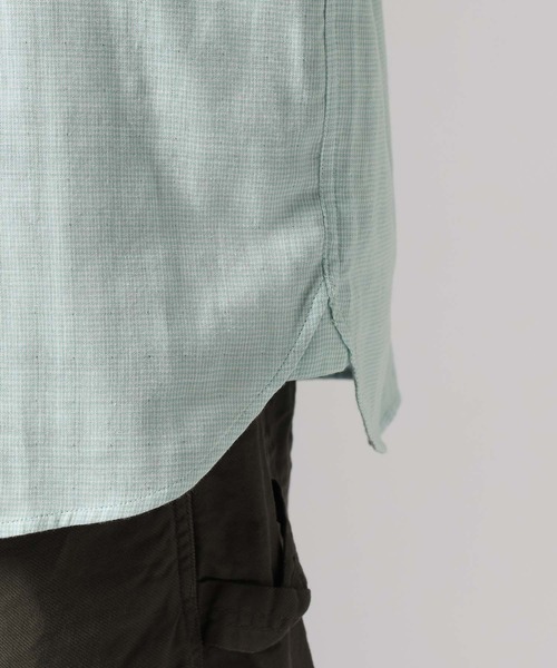 BAYFLOW(ベイフロー)の「ダブルガーゼシャツ(シャツ/ブラウス・メンズ・セージグリーン/グレー・MEDIUM/LARGE)」の8枚目の写真