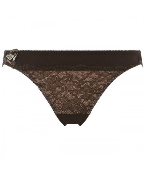 AMOSTYLE BY Triumph(アモスタイルバイトリンプ)の「レギュラーショーツ ヴィーナスエア AMST1544 Mini JX(ショーツ・レディース・ダークブラウン/ライトブルー/ライトピンク・L/M)」の6枚目の写真