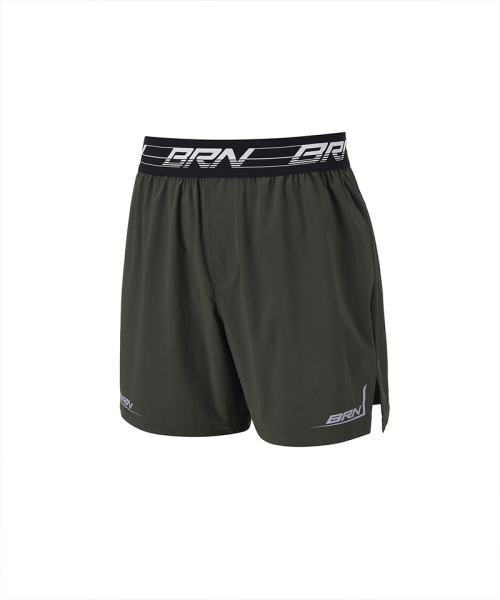 BORN TO WIN（ボーントゥウィン）の「BRN LOGO BAND STRETCH SHORTS [KHAKI]（その他パンツ・メンズ・その他・1/2/3）」の2枚目の写真