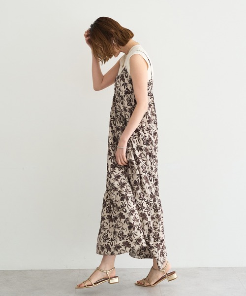 YECCA VECCA（イェッカヴェッカ）の「アートプリントキャミワンピース（ワンピース・レディース・マルチ/ストライプ・FREE）」の13枚目の写真