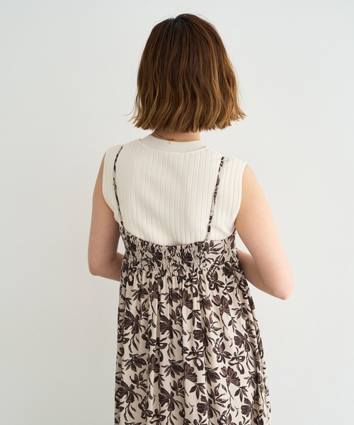 YECCA VECCA（イェッカヴェッカ）の「アートプリントキャミワンピース（ワンピース・レディース・マルチ/ストライプ・FREE）」の15枚目の写真