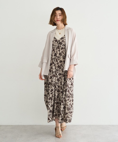 YECCA VECCA（イェッカヴェッカ）の「アートプリントキャミワンピース（ワンピース・レディース・マルチ/ストライプ・FREE）」の17枚目の写真