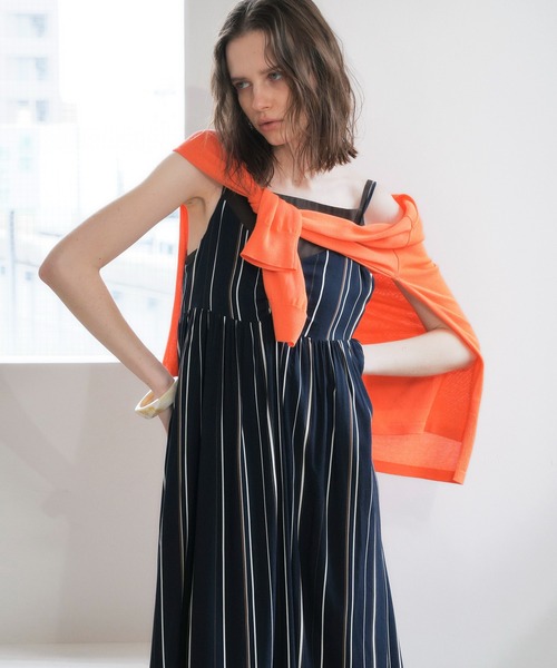 YECCA VECCA（イェッカヴェッカ）の「アートプリントキャミワンピース（ワンピース・レディース・マルチ/ストライプ・FREE）」の11枚目の写真