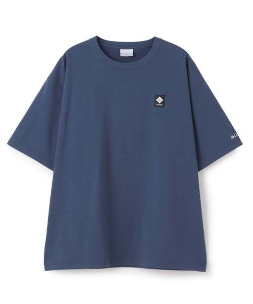 and D. petit main（アンドディープティマイン）の「【親子リンク】【Columibia】【DAD】スタックブルックグラフィック半袖Tシャツ（Tシャツ/カットソー・レディース・ブラック/ブルー・L/M）」の2枚目の写真