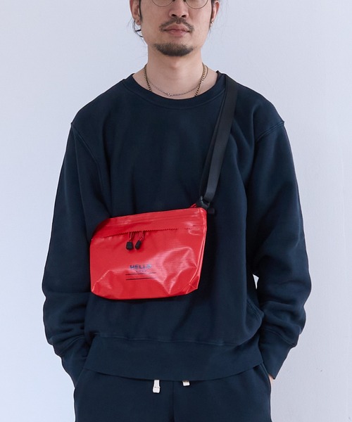 1/2 HALF(ニブンノイチハーフ)の「1/2HALF HELLO MESSENGER-S(ボディバッグ/ウエストポーチ・メンズ・ブラック/エメラルド/オリーブ/ブルー/レッド/ホワイト/オレンジ/イエロー・FREE)」の7枚目の写真