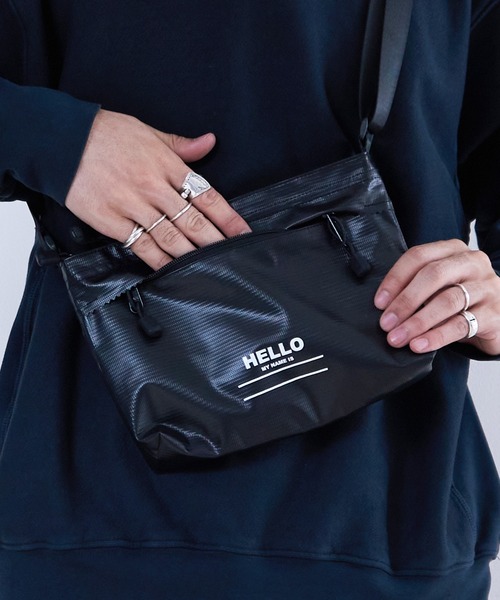 1/2 HALF(ニブンノイチハーフ)の「1/2HALF HELLO MESSENGER-S(ボディバッグ/ウエストポーチ・メンズ・ブラック/エメラルド/オリーブ/ブルー/レッド/ホワイト/オレンジ/イエロー・FREE)」の16枚目の写真