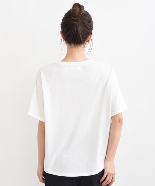 rps(アールピーエス)の「FeelCoolバカンスTシャツ(Tシャツ/カットソー・レディース・グレイッシュブルー/ミント/オフホワイト・フリー)」の4枚目の写真