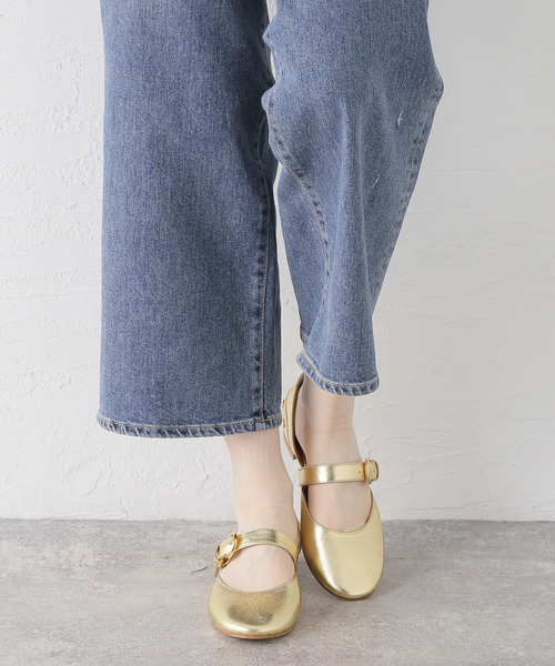 Spick & Span(スピックアンドスパン)の「LACADE / ラカド MISAKI(その他シューズ・レディース・ゴールド・37/36/38)」の3枚目の写真
