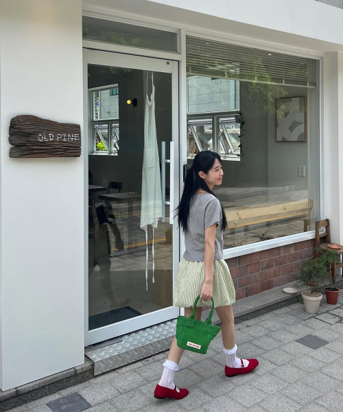 DER KOFFER（デルコッファー）の「SHOPPER CANVAS MINI [GREEN SPRING]（トートバッグ・レディース・グリーン・FREE）」の7枚目の写真