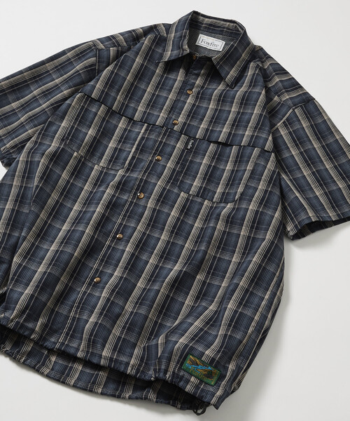 Foxfire(フォックスファイヤー)の「Foxfire/フォックスファイヤー 別注 フィッシングポケット ショートスリーブ スピンドルシャツ(シャツ/ブラウス・メンズ・グレー/その他9/ブラウン/ネイビー/オリーブ・MEDIUM/LARGE)」の4枚目の写真