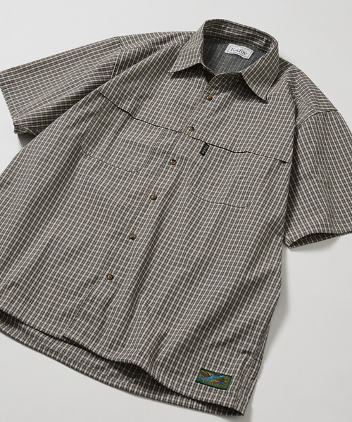 Foxfire(フォックスファイヤー)の「Foxfire/フォックスファイヤー 別注 フィッシングポケット ショートスリーブ スピンドルシャツ(シャツ/ブラウス・メンズ・グレー/その他9/ブラウン/ネイビー/オリーブ・MEDIUM/LARGE)」の18枚目の写真