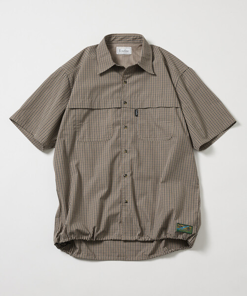 Foxfire(フォックスファイヤー)の「Foxfire/フォックスファイヤー 別注 フィッシングポケット ショートスリーブ スピンドルシャツ(シャツ/ブラウス・メンズ・グレー/その他9/ブラウン/ネイビー/オリーブ・MEDIUM/LARGE)」の7枚目の写真