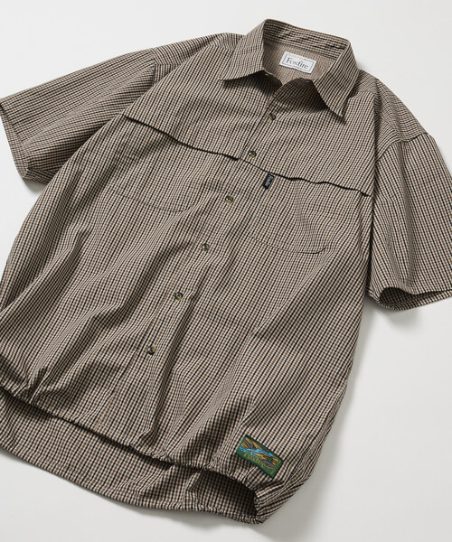 Foxfire(フォックスファイヤー)の「Foxfire/フォックスファイヤー 別注 フィッシングポケット ショートスリーブ スピンドルシャツ(シャツ/ブラウス・メンズ・グレー/その他9/ブラウン/ネイビー/オリーブ・MEDIUM/LARGE)」の8枚目の写真