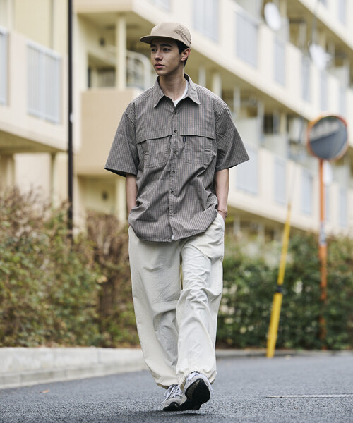 Foxfire(フォックスファイヤー)の「Foxfire/フォックスファイヤー 別注 フィッシングポケット ショートスリーブ スピンドルシャツ(シャツ/ブラウス・メンズ・グレー/その他9/ブラウン/ネイビー/オリーブ・MEDIUM/LARGE)」の10枚目の写真