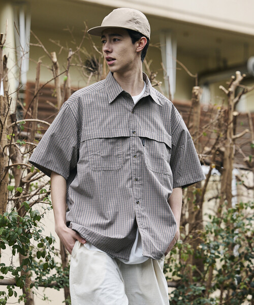 Foxfire(フォックスファイヤー)の「Foxfire/フォックスファイヤー 別注 フィッシングポケット ショートスリーブ スピンドルシャツ(シャツ/ブラウス・メンズ・グレー/その他9/ブラウン/ネイビー/オリーブ・MEDIUM/LARGE)」の13枚目の写真