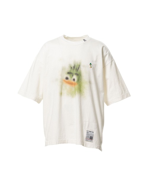 Maison MIHARA YASUHIRO（メゾンミハラヤスヒロ）の「【MIHARAYASUHIRO/ミハラヤスヒロ】Leon Printed T-shirt / LEON PRINTED TEE（Tシャツ/カットソー・メンズ・ホワイト/ブラック・48/46/44）」の2枚目の写真
