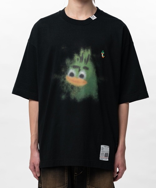 Maison MIHARA YASUHIRO（メゾンミハラヤスヒロ）の「【MIHARAYASUHIRO/ミハラヤスヒロ】Leon Printed T-shirt / LEON PRINTED TEE（Tシャツ/カットソー・メンズ・ホワイト/ブラック・48/46/44）」の9枚目の写真