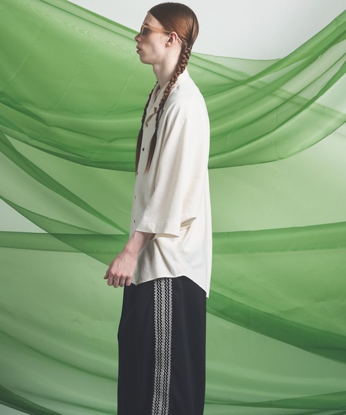 MAISON SPECIAL Over Collar Shirt カーキ MAISON SPECIAL - MAISON SPECIAL Over Collar Shirt カーキの通販 by