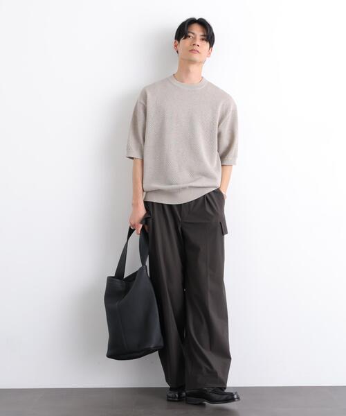 NANO universe(ナノユニバース)の「AIR TOOL イージーカーゴ(カーゴパンツ・メンズ・ブラック/カーキ・S/M/L)」の19枚目の写真