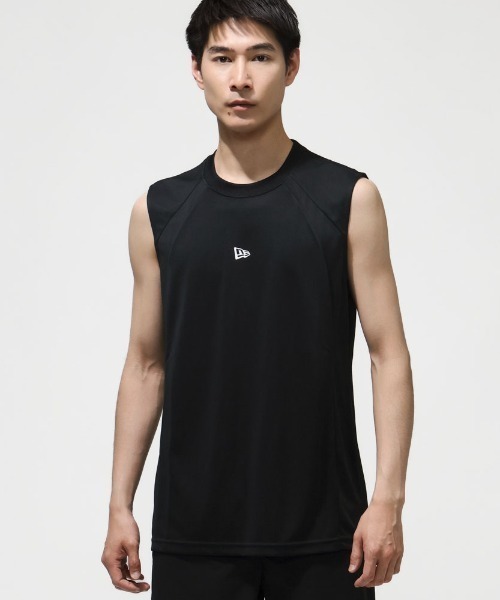 NEW ERA(ニューエラ)の「ニューエラ PA SL TECH TEE TIE-DYE VERTICAL BLK(Tシャツ/カットソー・メンズ・ブラック・M/L/LL)」の1枚目の写真