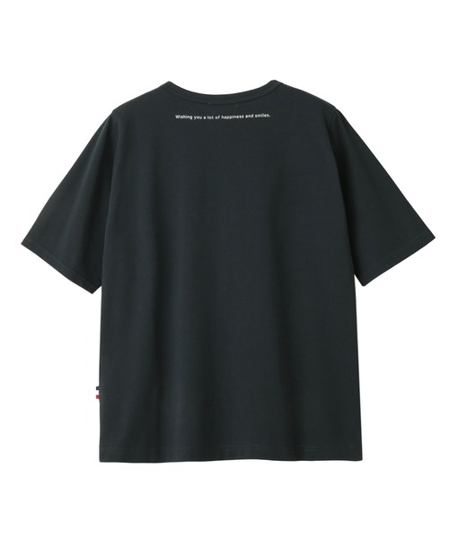 EASTBOY（イーストボーイ）の「Tシャツ ワンポイント Guri ビーグル 犬 プリントT（Tシャツ/カットソー・キッズ・ダークグリーン/オフホワイト・9号/11号）」の6枚目の写真