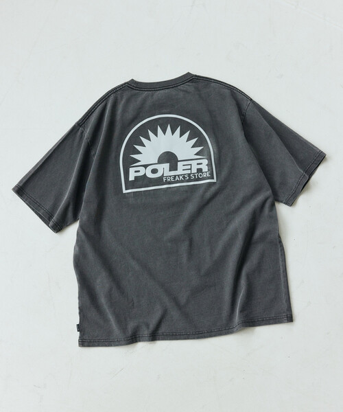 POLeR(ポーラー)の「POLeR × FREAK'S STORE/ポーラー × フリークスストア 別注 Response S/S Tee(Tシャツ/カットソー・メンズ・ホワイト/ブラック・LARGE/MEDIUM)」の6枚目の写真