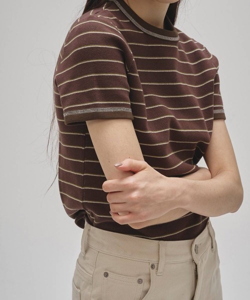 TODAYFUL/トゥデイフル】Border Ringer Tee/ボーダーリンガーT（T
