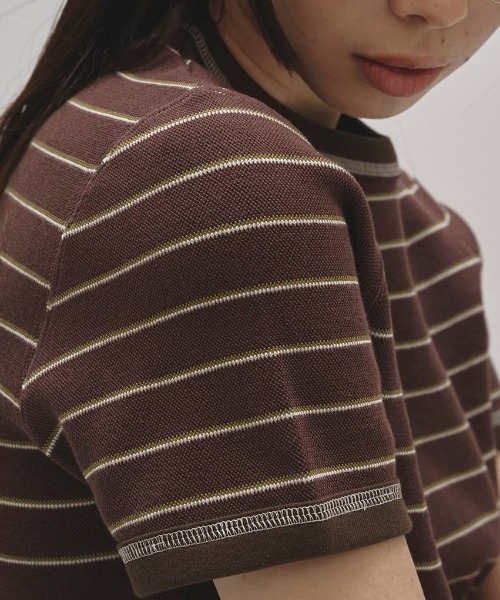 TODAYFUL/トゥデイフル】Border Ringer Tee/ボーダーリンガーT（T