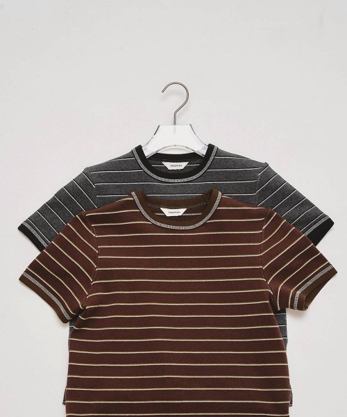 TODAYFUL/トゥデイフル】Border Ringer Tee/ボーダーリンガーT（T