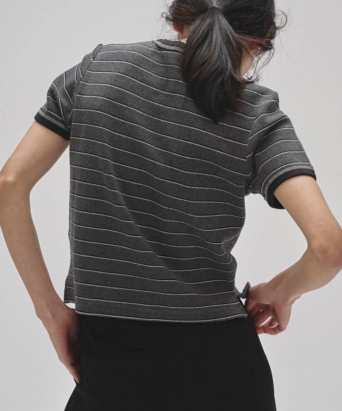 TODAYFUL/トゥデイフル】Border Ringer Tee/ボーダーリンガーT（T