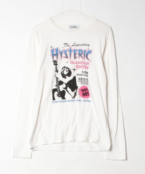 人気　HYSTERIC GLAMOUR 長袖カットソー　S ブランド古着】長袖Tシャツ（Tシャツ/カットソー）｜HYSTERIC GLAMOUR