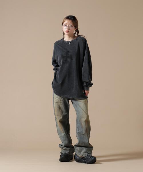 SIS(エスアイエス)の「SIS/エスアイエス/Flare Denim Pants(デニムパンツ・レディース・ブルー・L/M)」の5枚目の写真